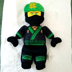Lego Ninjago Movie 20” Plush LLoyd Green Ninja Character Pillow Pal Stuffed Toy